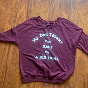 Burgundy long sleeve